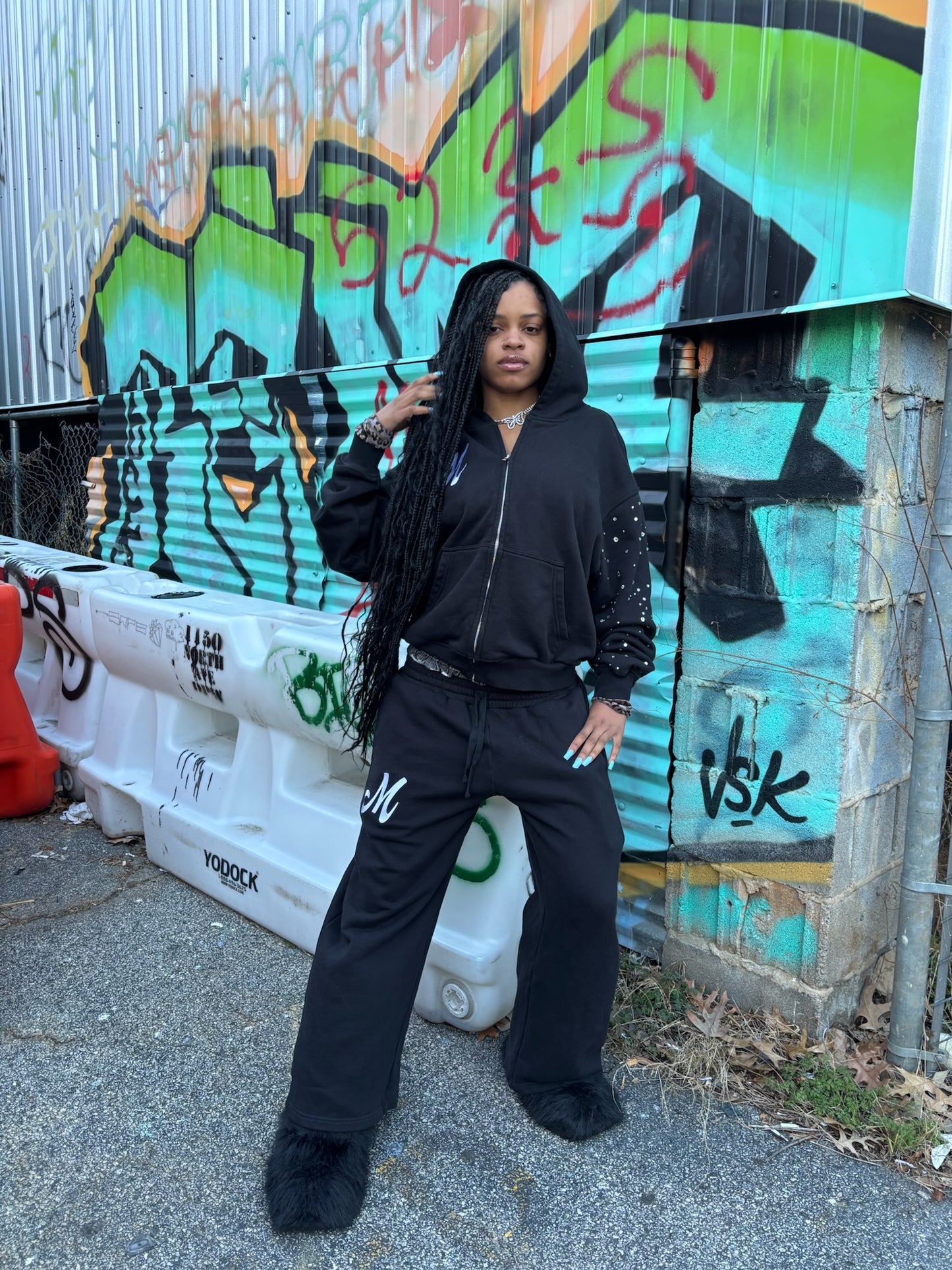 Malevolent Rhinestone Hoodie